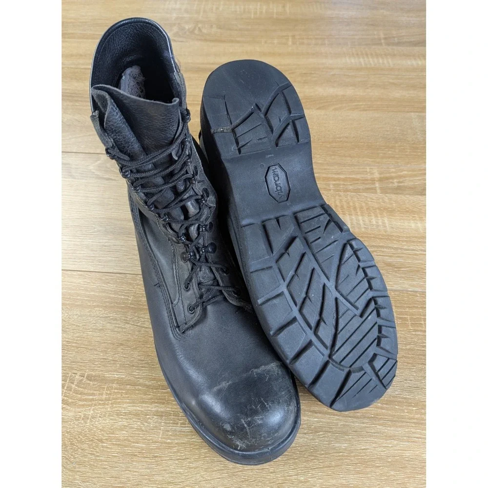 Belleville 360ST Boots Mens Size 14M Black Leather Steel Toe Made USA Military